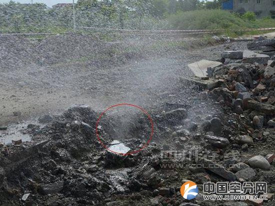 绵阳江油一工地野蛮施工致天然气泄漏 随时或爆炸