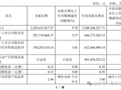 陕鼓动力：2024年前三季度营业收入同比增长0.28%