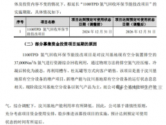 侨源延期实施1100TPD 氮气回收环保节能技改项目